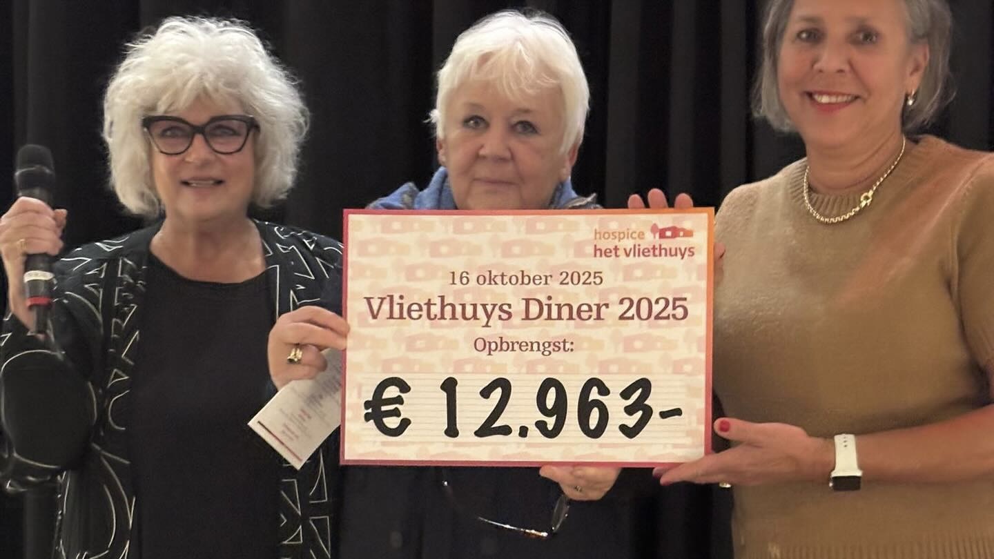 Laatste nieuws uit Leidschendam-Voorburg - Succesvol Vliethuysdiner voor hospice Het Vliethuys