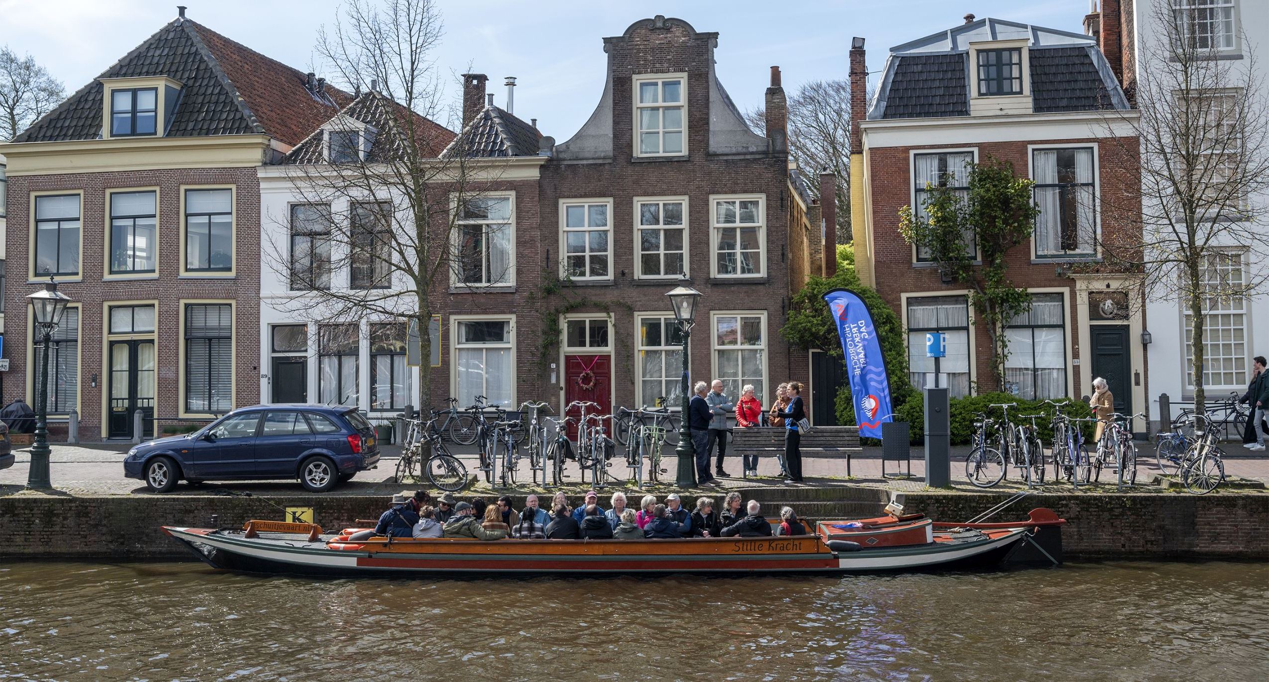 Historische Trekvaartdag Rondvaartboot Leiden MR