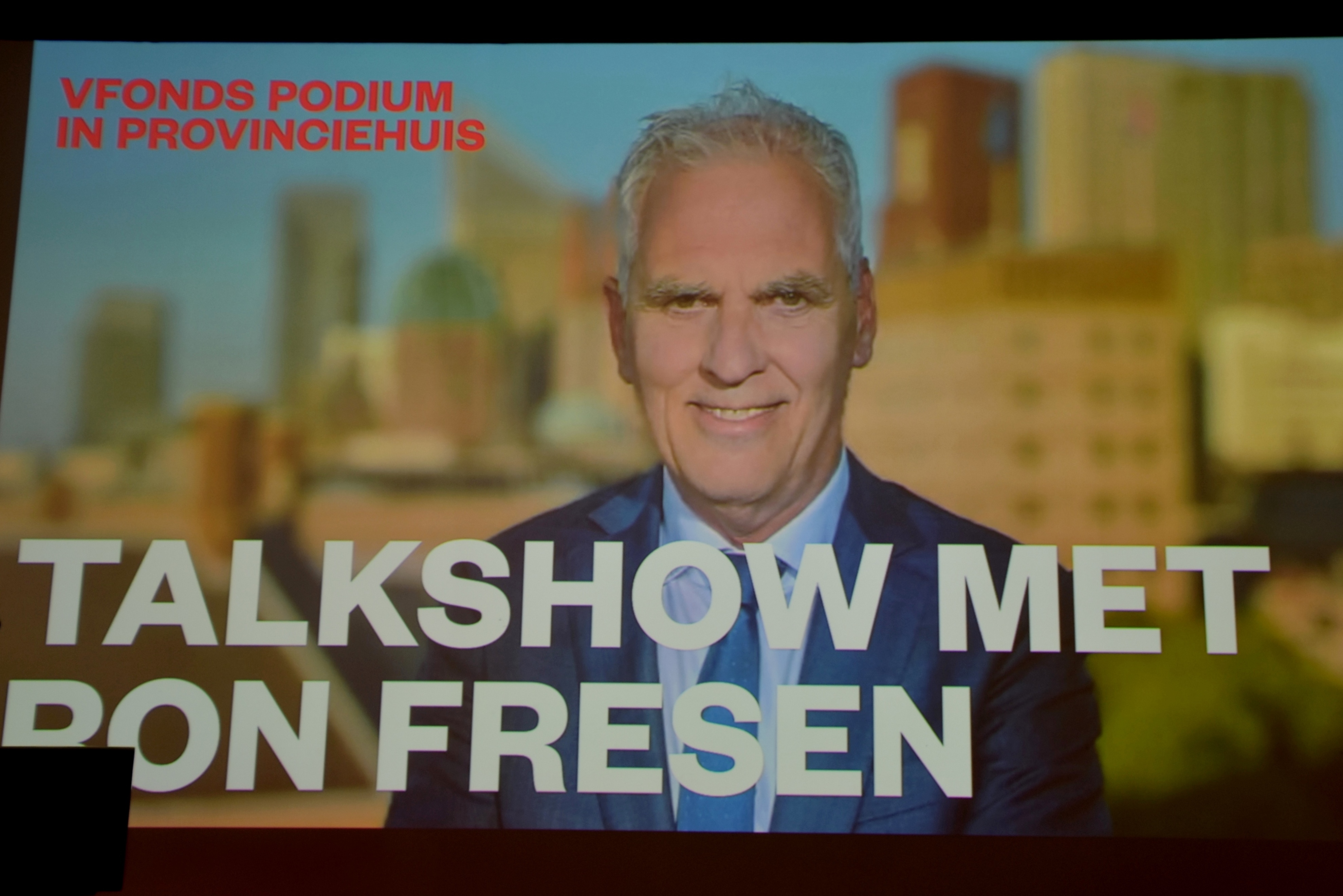 Kick off24 Grote scherm Talkshow met Ron Fresen