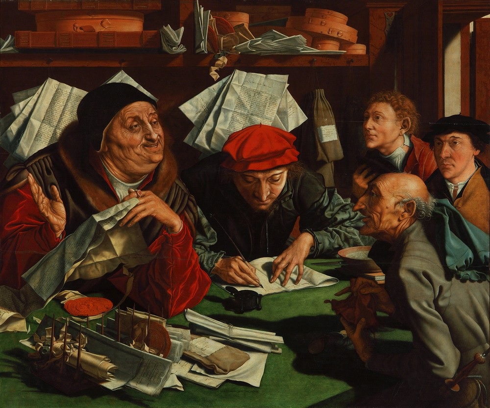Reymerswaele M van De belastingontvangers 1545. New Orleans Museum of Art