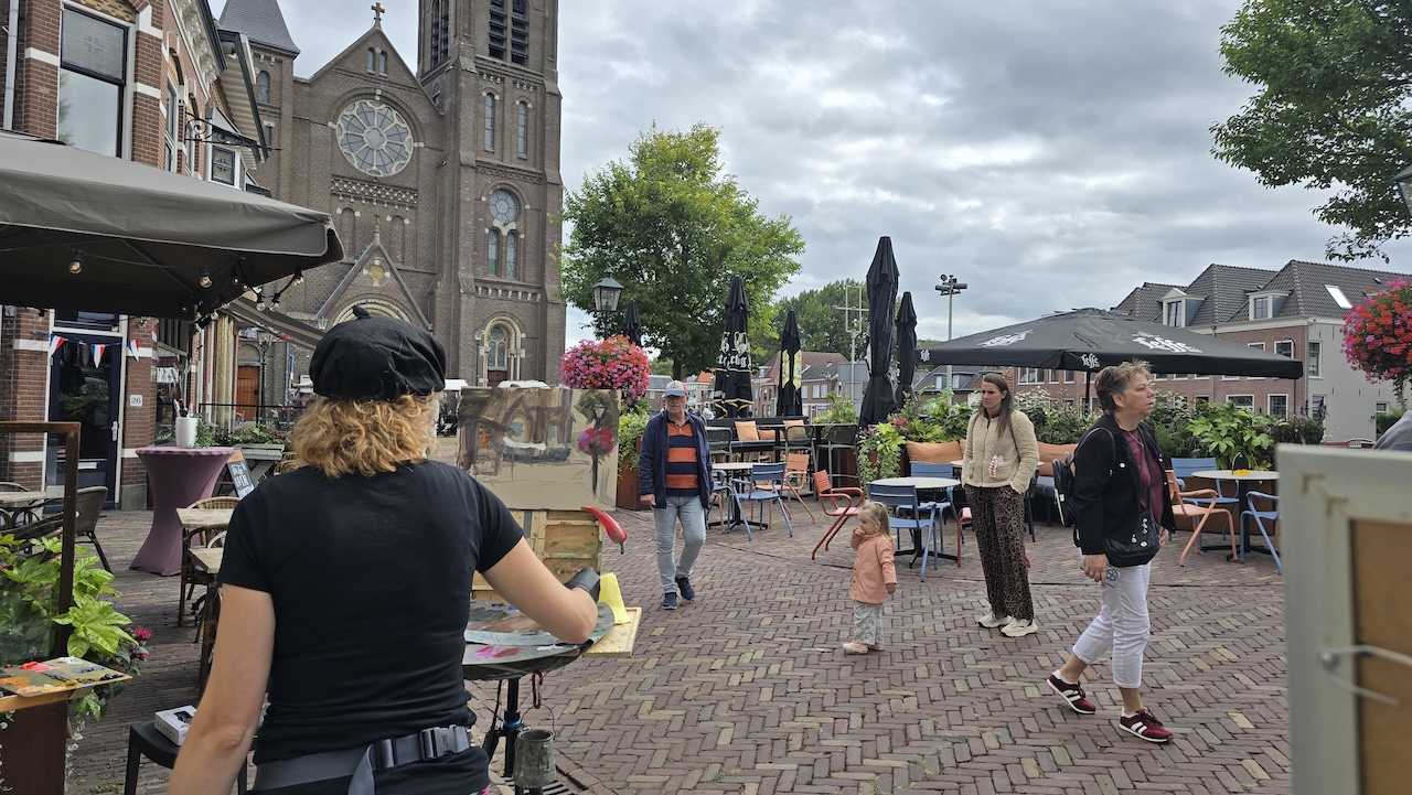 Monmartre bij kerk
