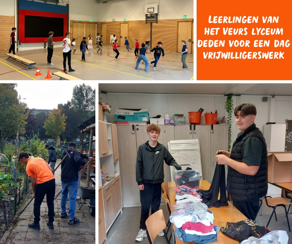 Veurs Lyceum vrijwilligerswerk