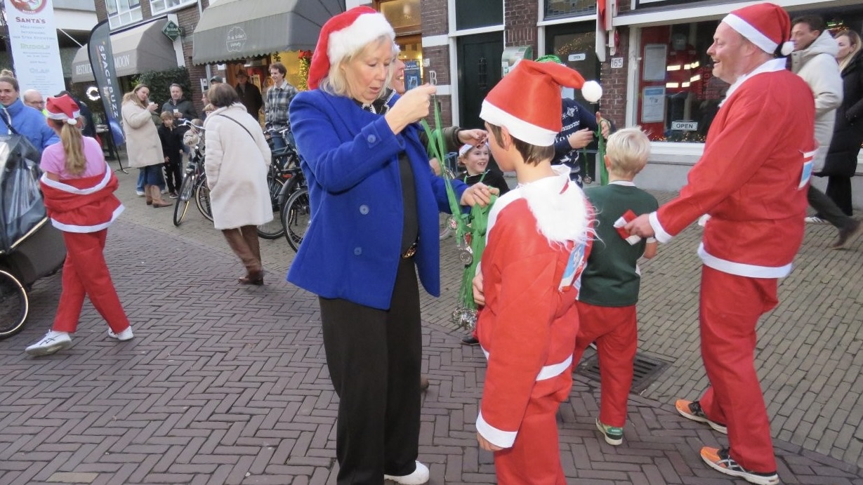Santarun binnenkomst Ap