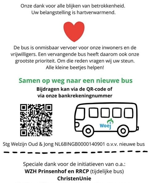 poster Woej bus crowdfunding