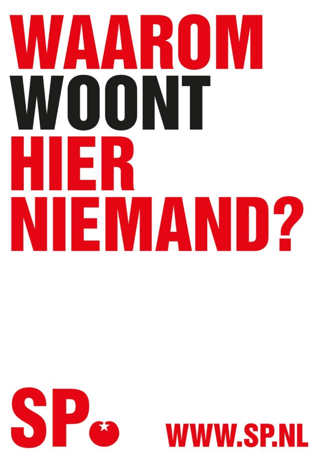 SP leegstand woningen