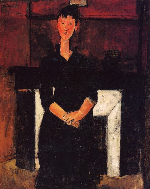 Schilderij Mink 4 maart Amedeo Modigliani