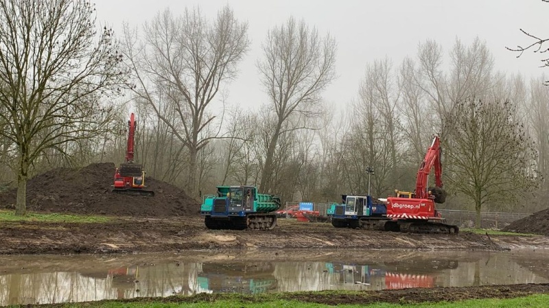 Graafwerkzaaamheden Vlietland Vrienden van Vlietland NOG KLEINER